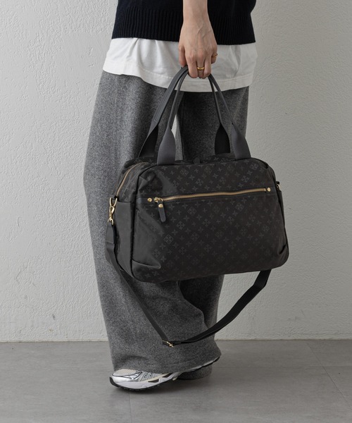 russet（ラシット）の「キャリーバッグに乗せられるトラベルボストンバッグ S(CE-1149)（ボストンバッグ・レディース・ネイビー/ブラック/ダークグレー・FREE）」の10枚目の写真