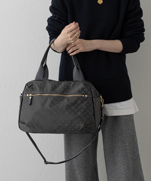 russet（ラシット）の「キャリーバッグに乗せられるトラベルボストンバッグ S(CE-1149)（ボストンバッグ・レディース・ネイビー/ブラック/ダークグレー・FREE）」の11枚目の写真