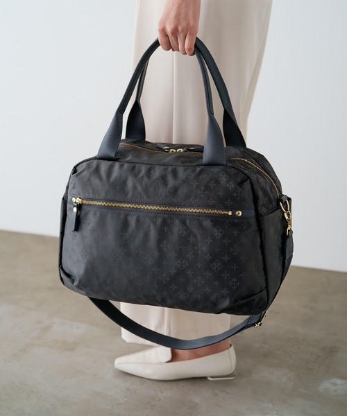 russet（ラシット）の「キャリーバッグに乗せられるトラベルボストンバッグ S(CE-1149)（ボストンバッグ・レディース・ネイビー/ブラック/ダークグレー・FREE）」の17枚目の写真