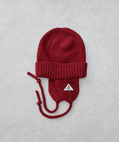 GEVACO（ゲバコ）の「【GEVACO/ゲバコ】イヤーマフニットキャップ（ニットキャップ/ビーニー・レディース・チャコールグレー/ブルー/レッド/ネイビー・ONE SIZE）」の10枚目の写真