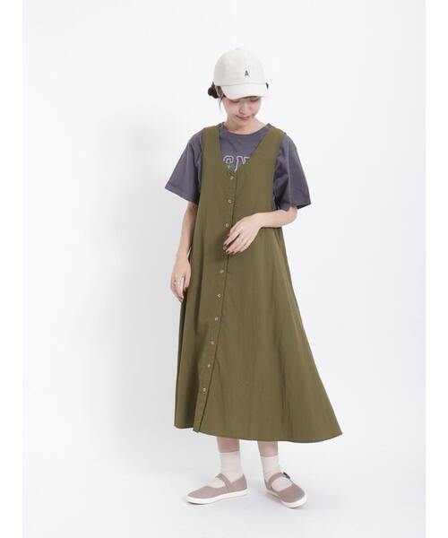 Samansa Mos2（サマンサ モスモス）の「イニシャル刺繍メルトンキャップ（ハット・レディース・モカ/オフホワイト・F）」の5枚目の写真