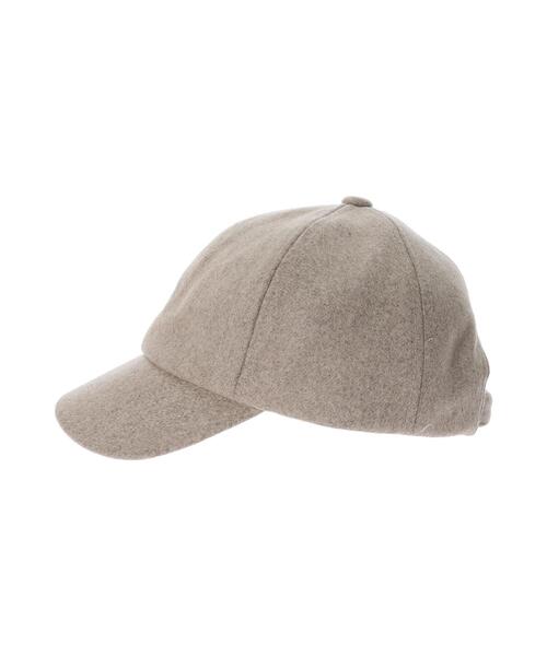 Samansa Mos2（サマンサ モスモス）の「イニシャル刺繍メルトンキャップ（ハット・レディース・モカ/オフホワイト・F）」の17枚目の写真