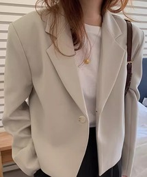 AO2 | Tailored jacket / ショート丈 テーラードジャケット(テーラードジャケット)