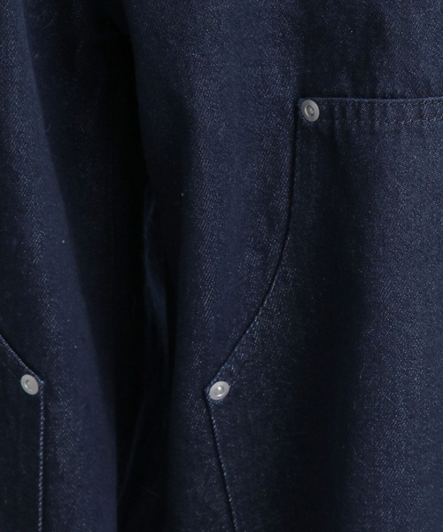 HARE（ハレ）の「ワイドダブルニーデニムパンツ(HARE)（デニムパンツ・メンズ・ブルー/ブラック・MEDIUM/SMALL）」の15枚目の写真