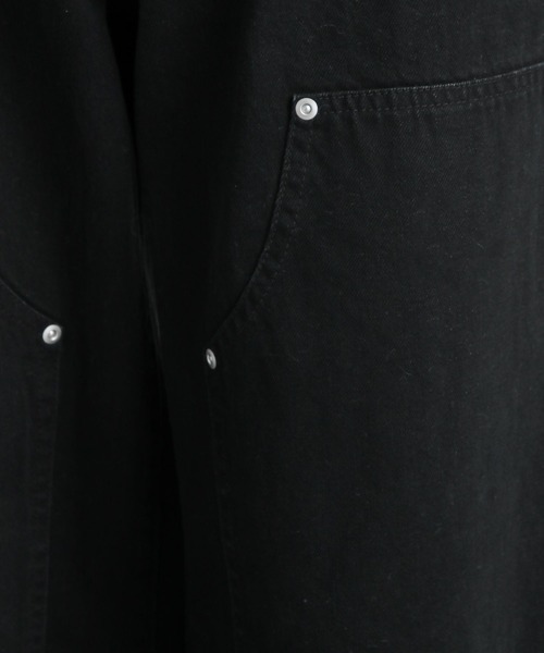 HARE（ハレ）の「ワイドダブルニーデニムパンツ(HARE)（デニムパンツ・メンズ・ブルー/ブラック・MEDIUM/SMALL）」の16枚目の写真