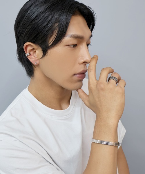 4INT.（フォイント）の「ワイド チェーンリング / サージカルステンレス316L (金属アレルギー対応)（リング・メンズ・C/B/A・16号/18号）」の6枚目の写真