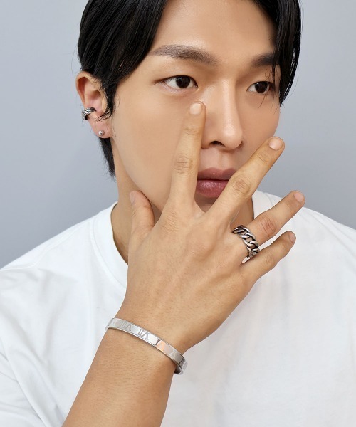 4INT.（フォイント）の「ワイド チェーンリング / サージカルステンレス316L (金属アレルギー対応)（リング・メンズ・C/B/A・16号/18号）」の11枚目の写真