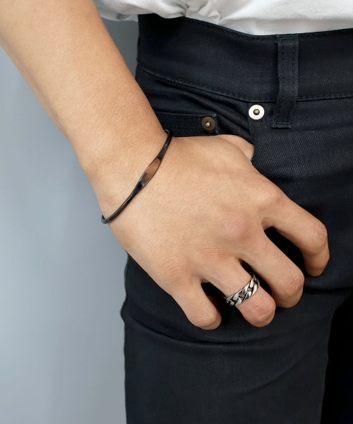 4INT.（フォイント）の「ワイド チェーンリング / サージカルステンレス316L (金属アレルギー対応)（リング・メンズ・C/B/A・16号/18号）」の21枚目の写真