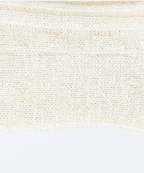 & LIFE SOX（アンドライフソックス）の「＜&LIFE SOX＞CRIKET ソックス（ソックス/靴下・メンズ・オフホワイト/ネイビー・FREE）」の4枚目の写真