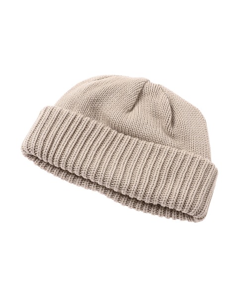 crepuscule(クレプスキュール)の「crepuscule Knit Cap 2203-018(ニットキャップ/ビーニー・メンズ・チャコールグレー/グレー/ブラック/ベージュ・FREE)」の4枚目の写真