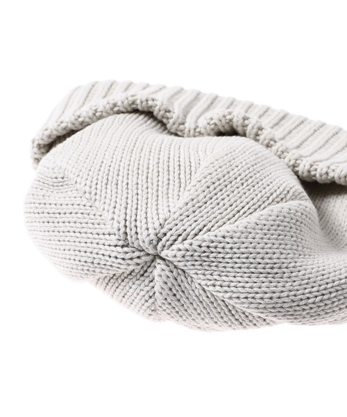 crepuscule(クレプスキュール)の「crepuscule Knit Cap 2203-018(ニットキャップ/ビーニー・メンズ・チャコールグレー/グレー/ブラック/ベージュ・FREE)」の6枚目の写真