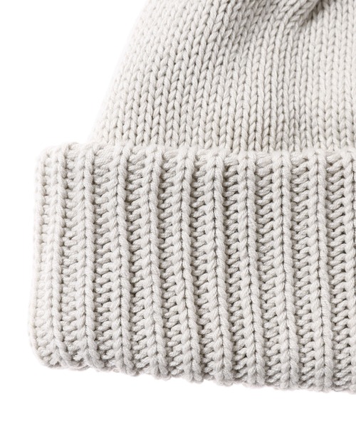 crepuscule(クレプスキュール)の「crepuscule Knit Cap 2203-018(ニットキャップ/ビーニー・メンズ・チャコールグレー/グレー/ブラック/ベージュ・FREE)」の7枚目の写真