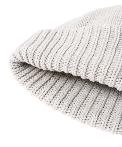 crepuscule(クレプスキュール)の「crepuscule Knit Cap 2203-018(ニットキャップ/ビーニー・メンズ・チャコールグレー/グレー/ブラック/ベージュ・FREE)」の8枚目の写真