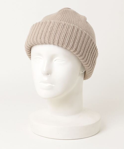 crepuscule(クレプスキュール)の「crepuscule Knit Cap 2203-018(ニットキャップ/ビーニー・メンズ・チャコールグレー/グレー/ブラック/ベージュ・FREE)」の10枚目の写真