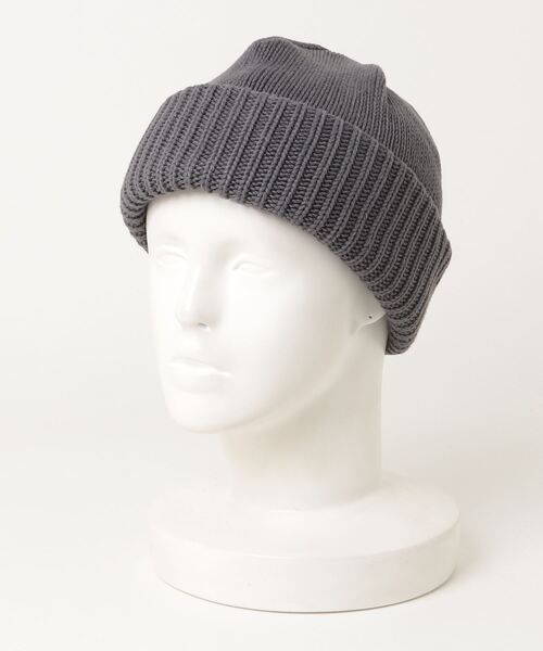 crepuscule(クレプスキュール)の「crepuscule Knit Cap 2203-018(ニットキャップ/ビーニー・メンズ・チャコールグレー/グレー/ブラック/ベージュ・FREE)」の11枚目の写真