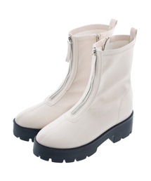 【WEB限定】センタージップトラックソールストレッチショートブーツ(210-20367)JELLY BEANS(ジェリービーンズ)