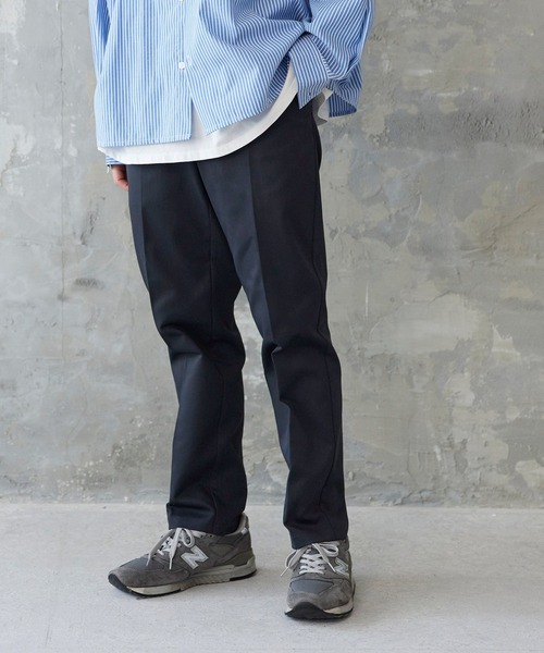 coca(coca)(コカ)の「メンズ ストレッチツイルスラックス(スラックス・メンズ・ライトベージュ/ブラック・XL/L/M)」の2枚目の写真