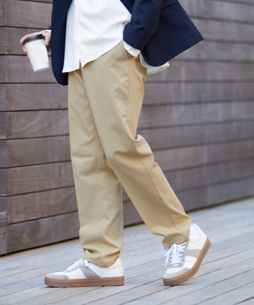 coca(coca)(コカ)の「メンズ ストレッチツイルスラックス(スラックス・メンズ・ライトベージュ/ブラック・XL/L/M)」の10枚目の写真