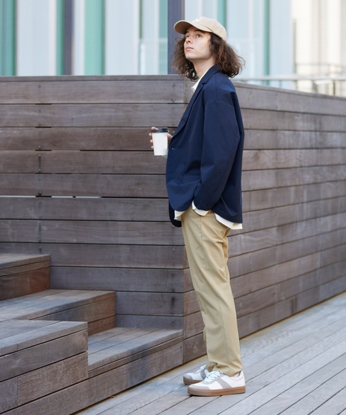 coca(coca)(コカ)の「メンズ ストレッチツイルスラックス(スラックス・メンズ・ライトベージュ/ブラック・XL/L/M)」の11枚目の写真
