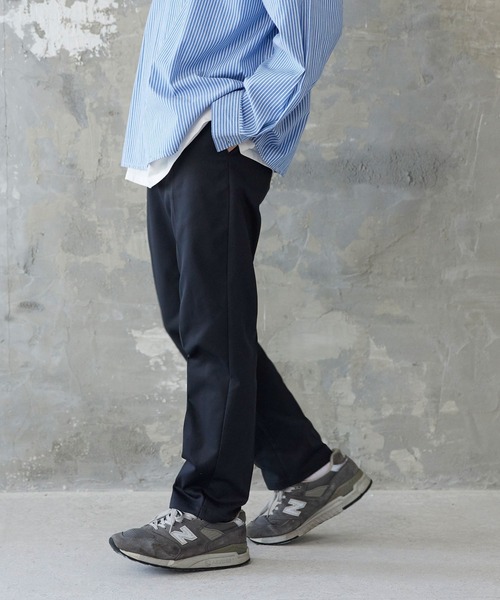 coca(coca)(コカ)の「メンズ ストレッチツイルスラックス(スラックス・メンズ・ライトベージュ/ブラック・XL/L/M)」の6枚目の写真