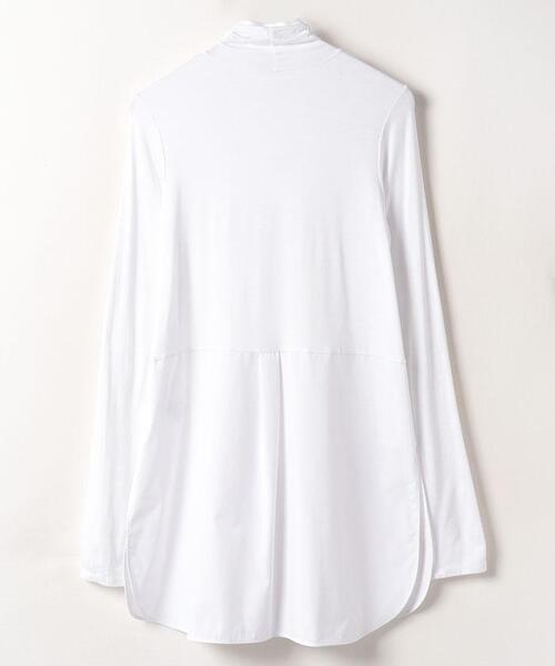 LANVIN en Bleu(ランバンオンブルー)の「シャツコンビタートルネック(Tシャツ/カットソー・レディース・ブラック/オフホワイト・38)」の9枚目の写真