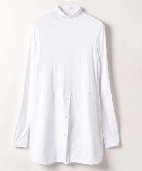 LANVIN en Bleu(ランバンオンブルー)の「シャツコンビタートルネック(Tシャツ/カットソー・レディース・ブラック/オフホワイト・38)」の12枚目の写真