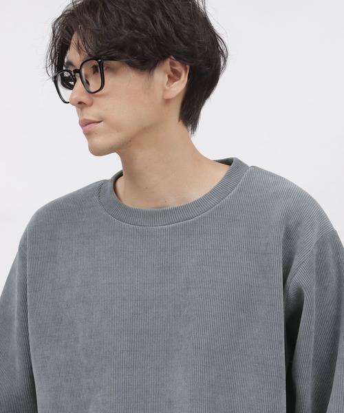 LAKOLE(ラコレ)の「コーデュロイリバーシブルプルオーバー / 981633(その他トップス・メンズ・アイボリー/ネイビー/グレー・LARGE/MEDIUM/X-LARGE)」の3枚目の写真