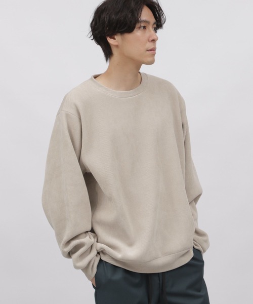 LAKOLE(ラコレ)の「コーデュロイリバーシブルプルオーバー / 981633(その他トップス・メンズ・アイボリー/ネイビー/グレー・LARGE/MEDIUM/X-LARGE)」の2枚目の写真