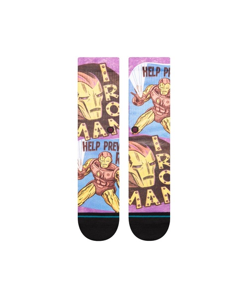 MARVEL(マーベル)の「【STANCE/スタンス】PREVENT RUST ●MARVEL(マーベル)コラボモデル(ソックス/靴下・メンズ・パープル・LARGE)」の3枚目の写真