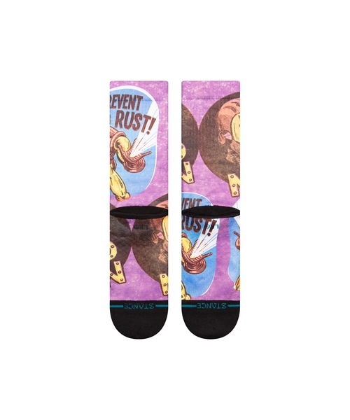 MARVEL(マーベル)の「【STANCE/スタンス】PREVENT RUST ●MARVEL(マーベル)コラボモデル(ソックス/靴下・メンズ・パープル・LARGE)」の4枚目の写真