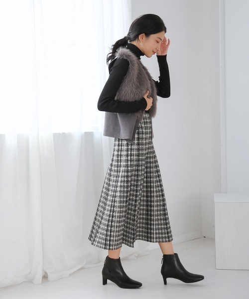 Bou Jeloud（ブージュルード）の「毛混ラメタートルネックプルオーバー（ニット/セーター・レディース・ネイビー/グレー/ブラック・FREE）」の15枚目の写真