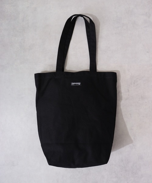 THRASHER(スラッシャー)の「THRASHER FLAME PRINT TOTE(トートバッグ・メンズ・アイボリー/ブラック・FREE)」の6枚目の写真