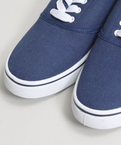 WEGO（ウィゴー）の「WEGO/レースアップスニーカー（スニーカー・レディース・ホワイト/ブラック/ネイビー/イエロー/レッド/カモフラージュ・MEDIUM/LARGE）」の7枚目の写真