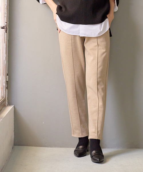 セール】裏起毛テーパードパンツ(マタニティ/妊婦服 産前・産後対応