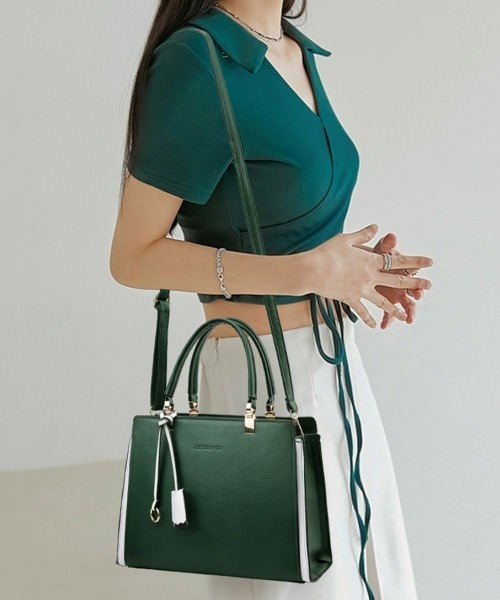 Miniministore(ミニミニストア)の「トートバッグ レディースショルダーバッグ(ショルダーバッグ・レディース・ベージュ/ブラック/ネイビー/ブラウン/ダークグリーン・フリー)」の20枚目の写真