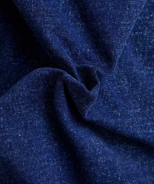 G-STAR（ジースター）の「INDIGO HENLEY T-SHIRT/インディゴヘンリーT（Tシャツ/カットソー・メンズ・ダークインディゴブルー・SMALL/MEDIUM/LARGE/X-SMALL/X-LARGE）」の7枚目の写真
