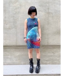 Desigual × Tyler McGillivary Alisha ワンピース水着 Tyler McGillivary perforated flower swimsuit Women's I