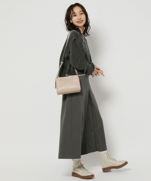 niko and...（ニコアンド）の「モールラインニットプルオーバー（ニット/セーター・レディース・アイボリー/ブルー/チャコール/ライトグリーン・SHORT/LONG）」の16枚目の写真