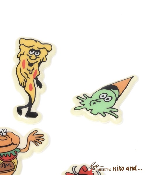 niko and...（ニコアンド）の「【RYU AMBE】コラボ  ぷくぷくシール（ステッカー/テープ・レディース・ホワイト/オレンジ・0）」の5枚目の写真