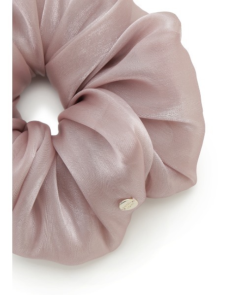 SNIDEL HOME（スナイデルホーム）の「オーガンジーシュシュ（シュシュ・レディース・ピンク/アイボリー/ブラック/ドット・FREE）」の7枚目の写真