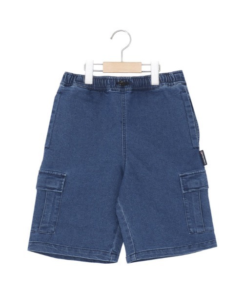 DC（ディーシー）の「DC/ディーシー WIDE CARGO SHORT24 キッズ ワイド カーゴ ショーツ ショートパンツ スケートボード 親子コーデ ワイドシルエット　ストレッチ YWS241505（カーゴパンツ・キッズ・ライトインディゴブルー/インディゴブルー・120cm/130cm/140cm/150cm/160cm）」の2枚目の写真