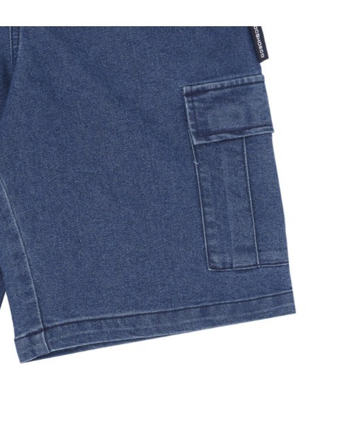DC（ディーシー）の「DC/ディーシー WIDE CARGO SHORT24 キッズ ワイド カーゴ ショーツ ショートパンツ スケートボード 親子コーデ ワイドシルエット　ストレッチ YWS241505（カーゴパンツ・キッズ・ライトインディゴブルー/インディゴブルー・120cm/130cm/140cm/150cm/160cm）」の9枚目の写真