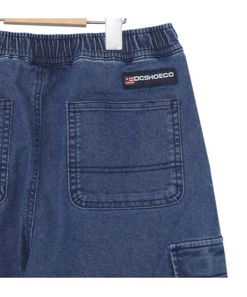 DC（ディーシー）の「DC/ディーシー WIDE CARGO SHORT24 キッズ ワイド カーゴ ショーツ ショートパンツ スケートボード 親子コーデ ワイドシルエット　ストレッチ YWS241505（カーゴパンツ・キッズ・ライトインディゴブルー/インディゴブルー・120cm/130cm/140cm/150cm/160cm）」の10枚目の写真
