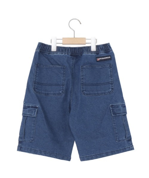 DC（ディーシー）の「DC/ディーシー WIDE CARGO SHORT24 キッズ ワイド カーゴ ショーツ ショートパンツ スケートボード 親子コーデ ワイドシルエット　ストレッチ YWS241505（カーゴパンツ・キッズ・ライトインディゴブルー/インディゴブルー・120cm/130cm/140cm/150cm/160cm）」の5枚目の写真