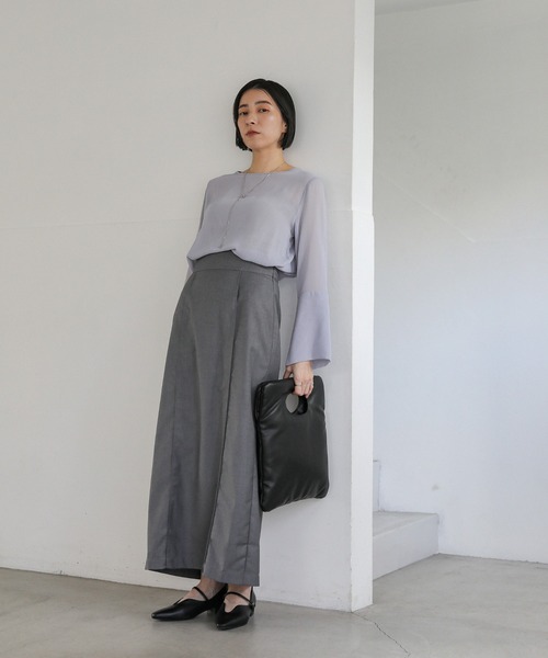 select MOCA（セレクトモカ）の「パテッド2WAYバッグ（ハンドバッグ・レディース・ブラック/アイボリー/ベージュ・FREE）」の16枚目の写真