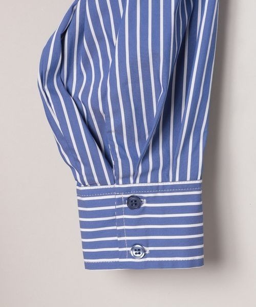 JEANASIS(ジーナシス)の「【YOGA】ストライプシャツLS/106937(シャツ/ブラウス・レディース・ブルー/ライトブルー・FREE)」の6枚目の写真