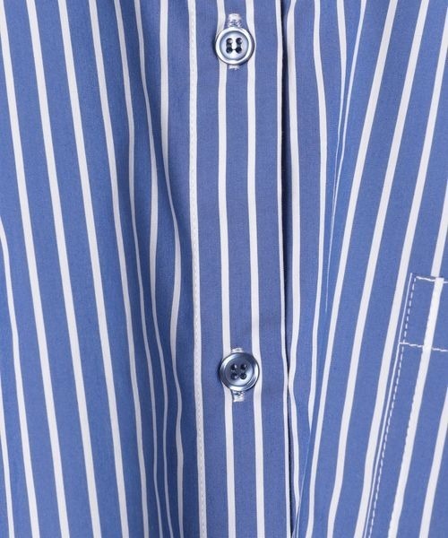 JEANASIS(ジーナシス)の「【YOGA】ストライプシャツLS/106937(シャツ/ブラウス・レディース・ブルー/ライトブルー・FREE)」の10枚目の写真