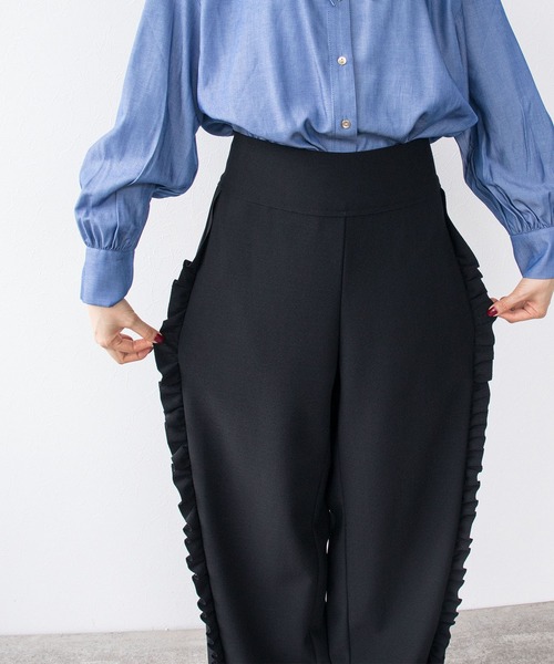 Cepica（セピカ）の「サイドルリルコクーンパンツ（その他パンツ・レディース・ブラック・FREE）」の20枚目の写真