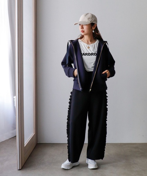 Cepica（セピカ）の「サイドルリルコクーンパンツ（その他パンツ・レディース・ブラック・FREE）」の7枚目の写真