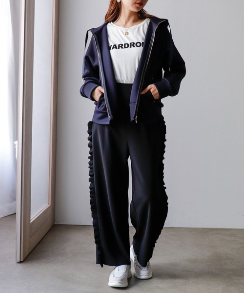 Cepica（セピカ）の「サイドルリルコクーンパンツ（その他パンツ・レディース・ブラック・FREE）」の8枚目の写真